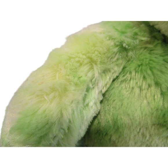 St Patricks Day Shamrock Happy Go Lucky Green Plush Frog Build A Bear Naked GUC - Picture 15 of 15